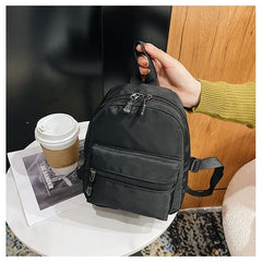 Mini Women's Nylon Backpack Small School Bags Rucksack Teen Girls Casual