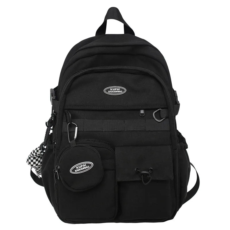 Waterproof Multi-Pocket Youth Backpack for Teenage Girls Boys