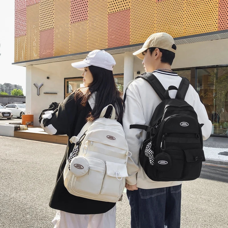 Waterproof Multi-Pocket Youth Backpack for Teenage Girls Boys