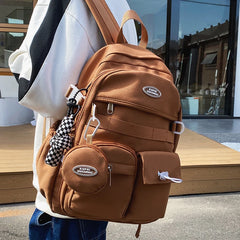 Waterproof Multi-Pocket Youth Backpack for Teenage Girls Boys