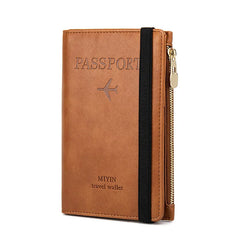 RFID Travel Passport Wallet Document Holder Clutch Bag
