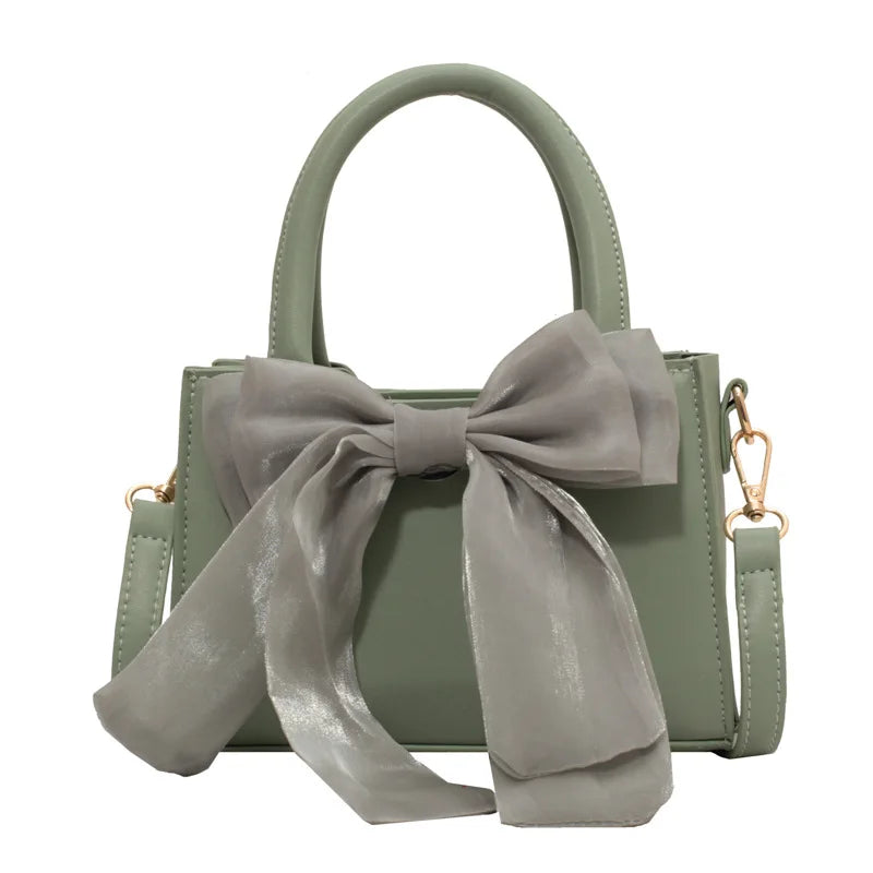 Net Red Small Square Bag Women's Bag Casual Bow Small Square Bag