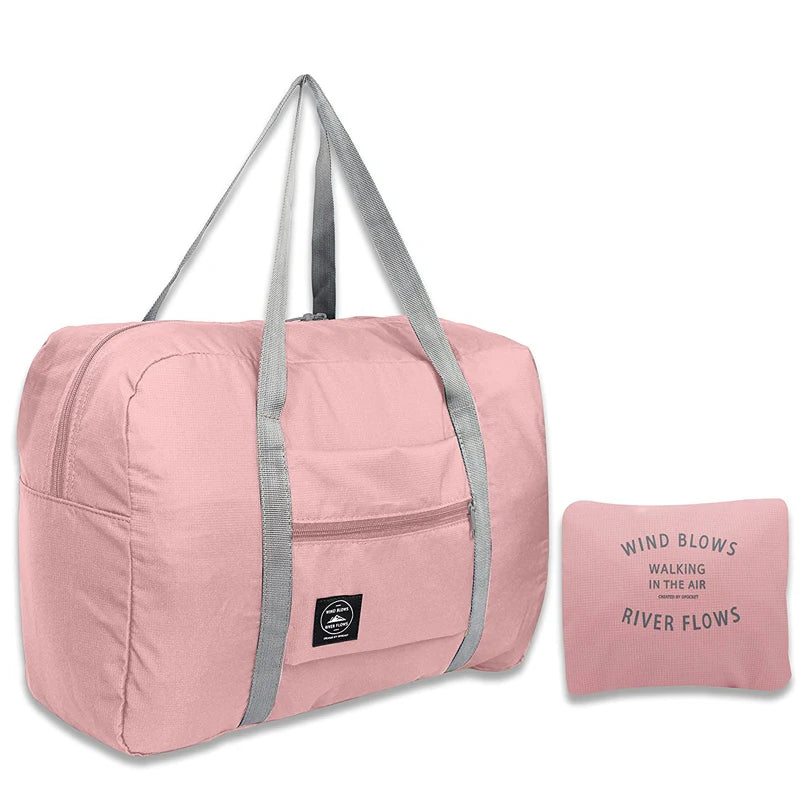 Nylon Foldable Travel Bag Unisex Large Capacity Luggage Waterproof Handbag