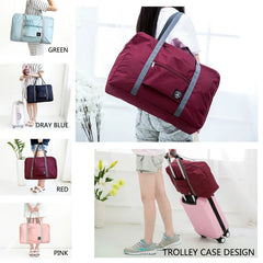 Nylon Foldable Travel Bag Unisex Large Capacity Luggage Waterproof Handbag