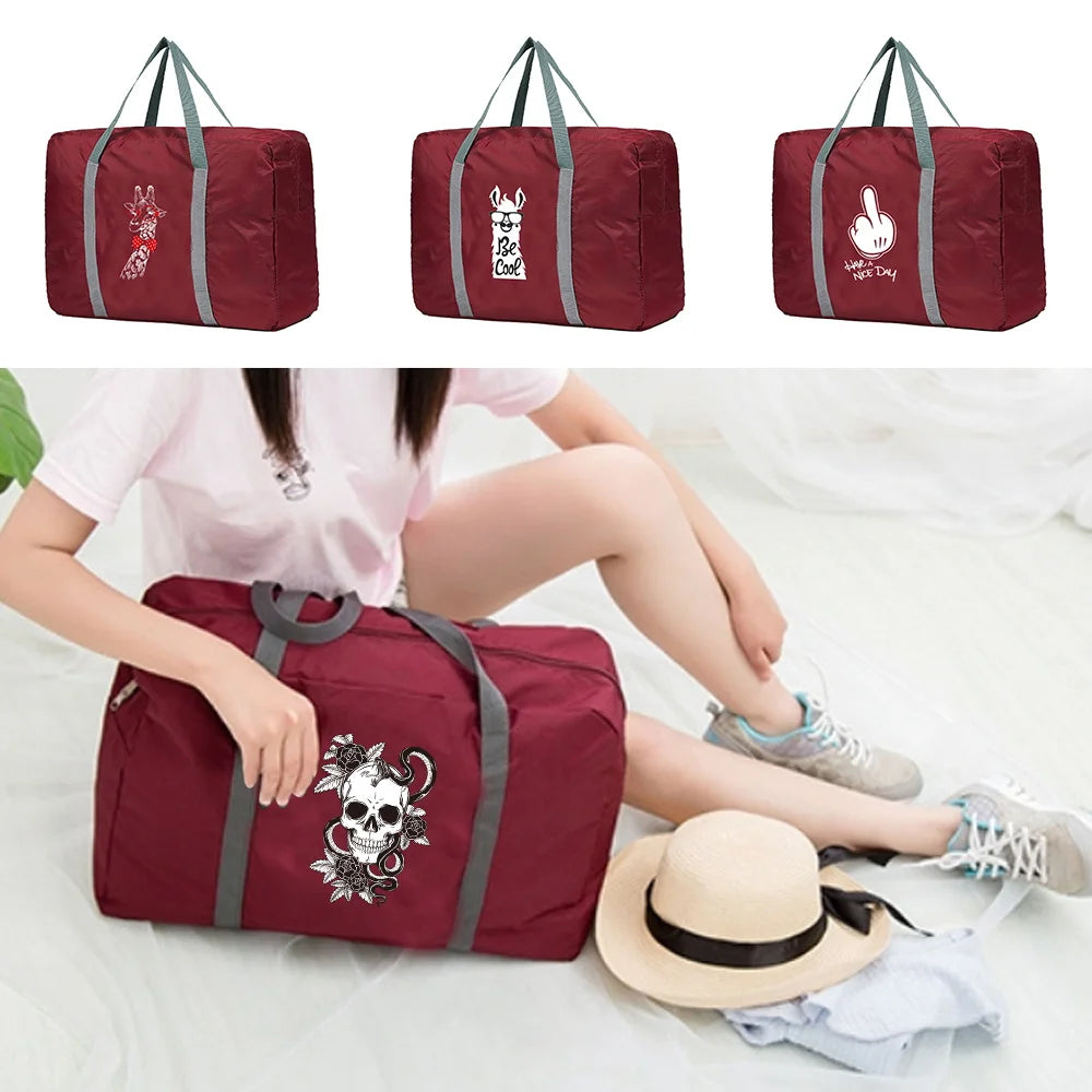 Foldable Travel Bag Unisex Large Capacity Luggage Bag
