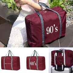 Nylon Foldable Travel Bags Large Capacity Unisex Handbags Men Women