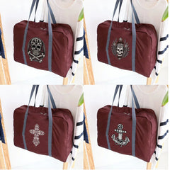 Nylon Foldable Travel Bags Large Capacity Luggage Bag