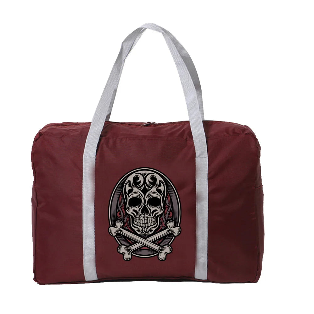 Nylon Foldable Travel Bags Large Capacity Luggage Bag