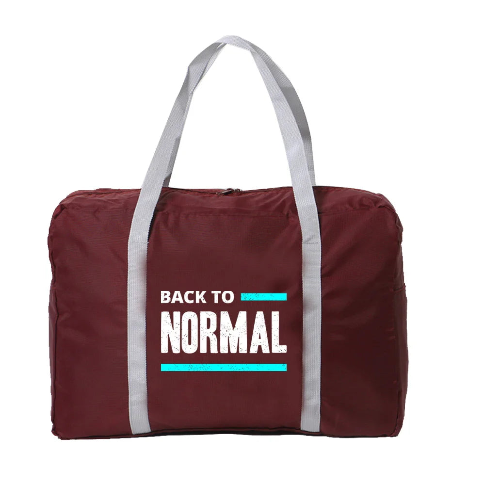 Nylon Travel Bags Unisex Large Capacity Luggage Bag Handbags Waterproof