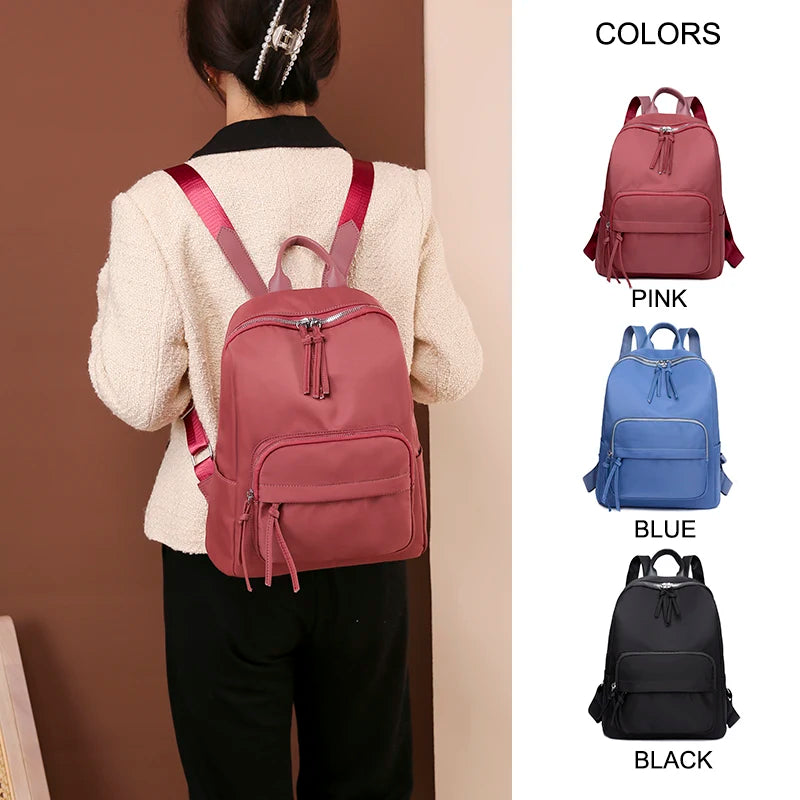 Oxford Waterproof Backpack for Women Large Capacity School Bags