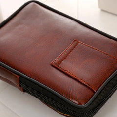 PU Leather Men Waist Packs Casual Style Mobile Phone Bag Belt Waist Pouch