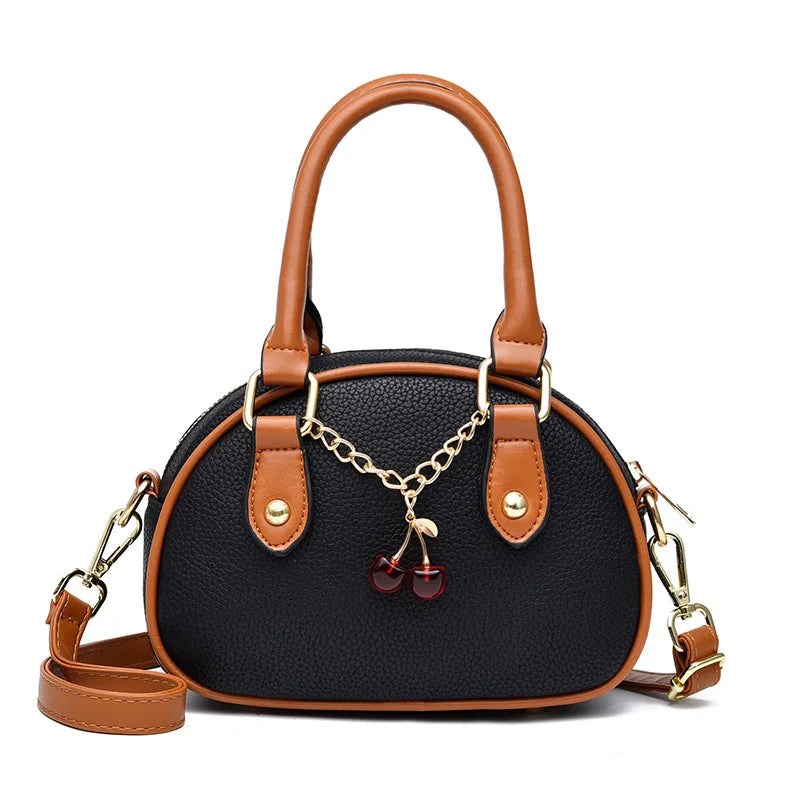 Cherry Small Square Messenger Bag for Women