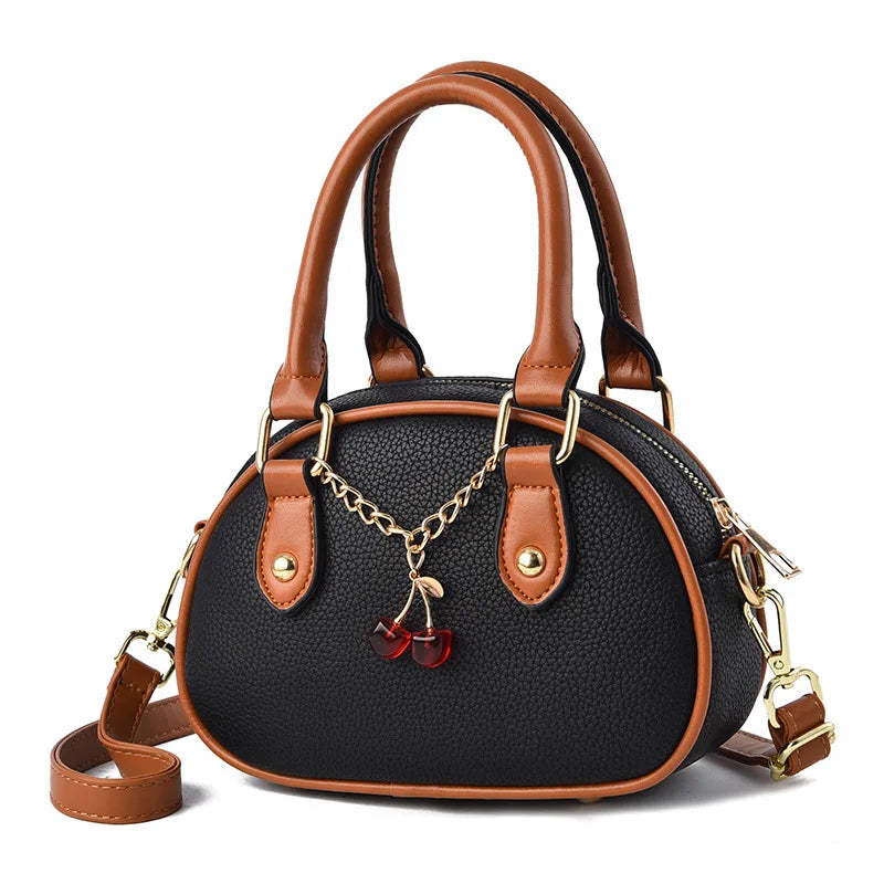 Cherry Small Square Messenger Bag for Women