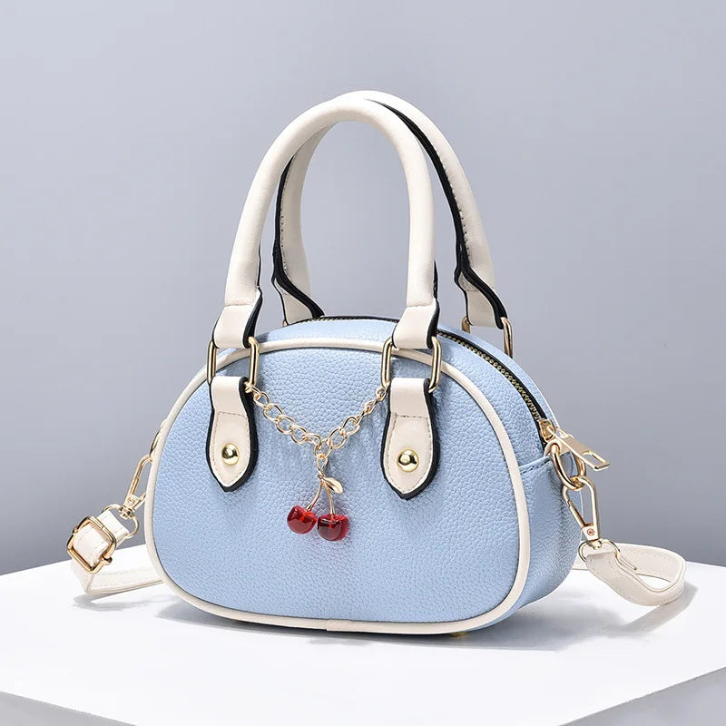 Cherry Small Square Messenger Bag for Women
