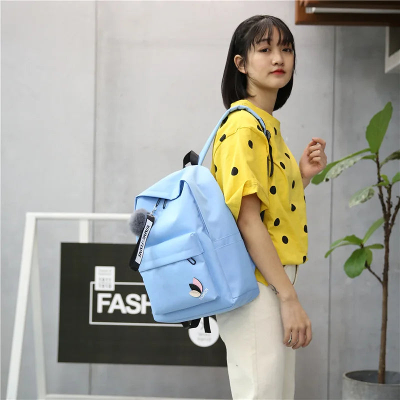 Girls Teenage School Bag Women's Backpack Mochila Infantil