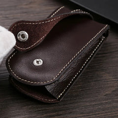 Real Leather Key Holder Car Key Wallet Organizer Key Storage Bag