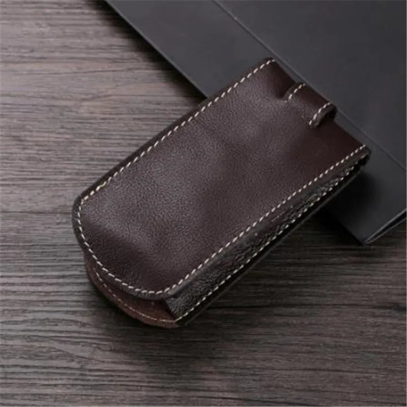 Real Leather Key Holder Car Key Wallet Organizer Key Storage Bag