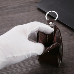 Real Leather Key Holder Car Key Wallet Organizer Key Storage Bag