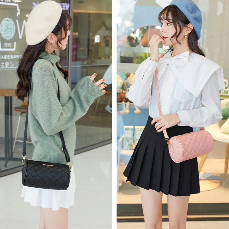 Retro PU Leather Shoulder Bag Crossbody Messenger Bag