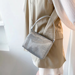 Rhinestone Handbag for Women Shoulder Bag Purse Ladies Crossbody Bag