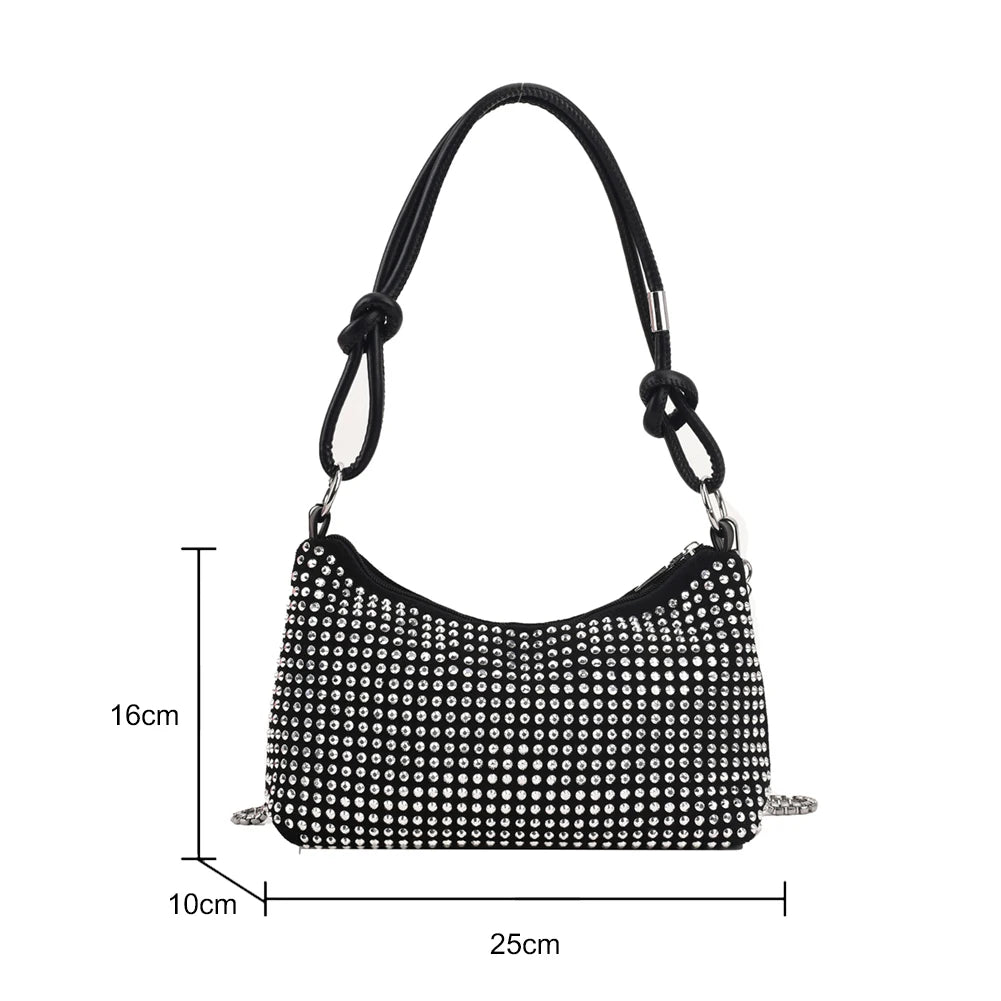 Shining Diamond Women Tote Bag Rhinestone Handbag for Women Bag Purse