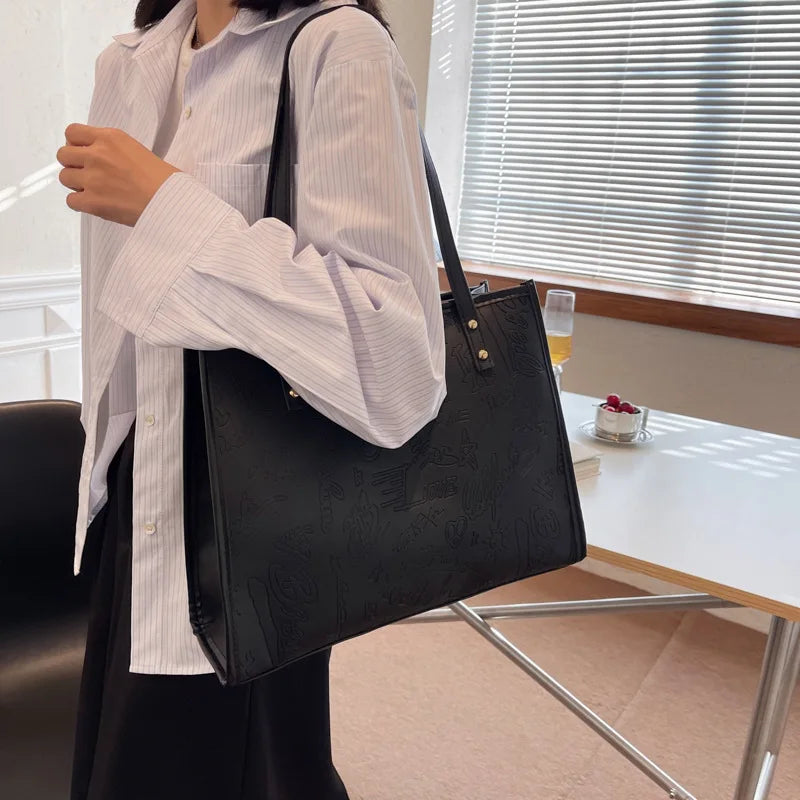 Women's Large-capacity Shoulder Bags Handbag Tote Shopping Travel Bags