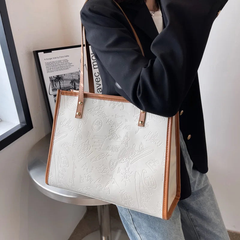 Women's Large-capacity Shoulder Bags Handbag Tote Shopping Travel Bags