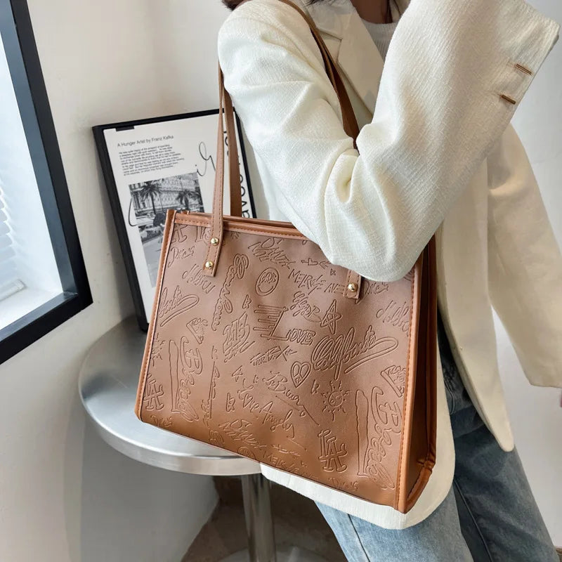 Women's Large-capacity Shoulder Bags Handbag Tote Shopping Travel Bags