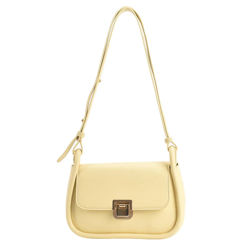 Women's PU Leather Shoulder Bag Crossbody Yellow