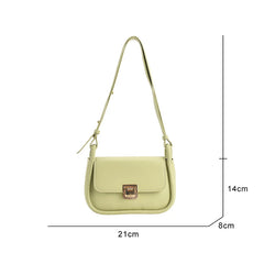 Women's PU Leather Shoulder Bag Crossbody Yellow
