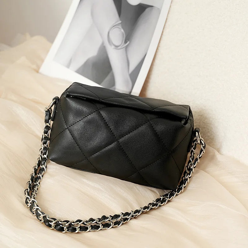 Women's Rhombic Chain Shoulder Bag Party Bag