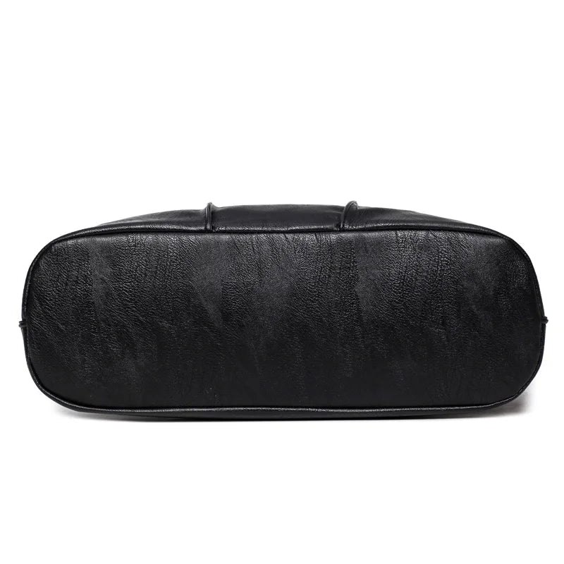 Soft Leather Shoulder Bag Women Large Capacity Handbags