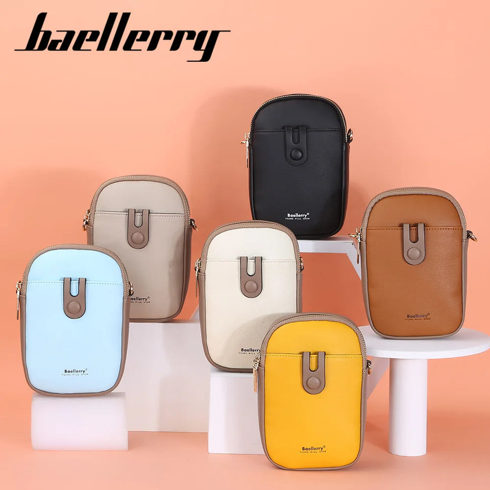 Yellow Small Women Shoulder Bag Top Phone Pocket Summer Girl Bags