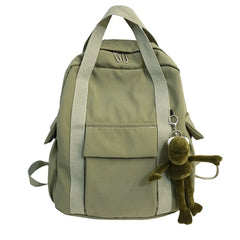 Waterproof Nylon Backpack School Bag For Girl