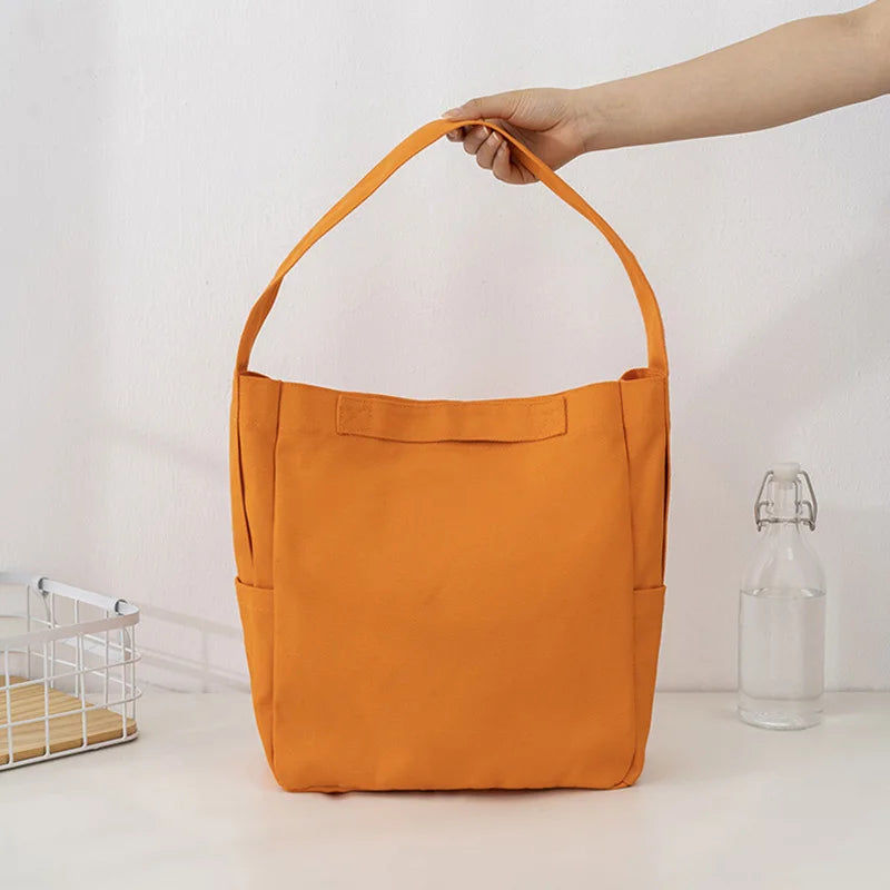 Canvas Female Bag Shoppers College Student Shoulder Bag