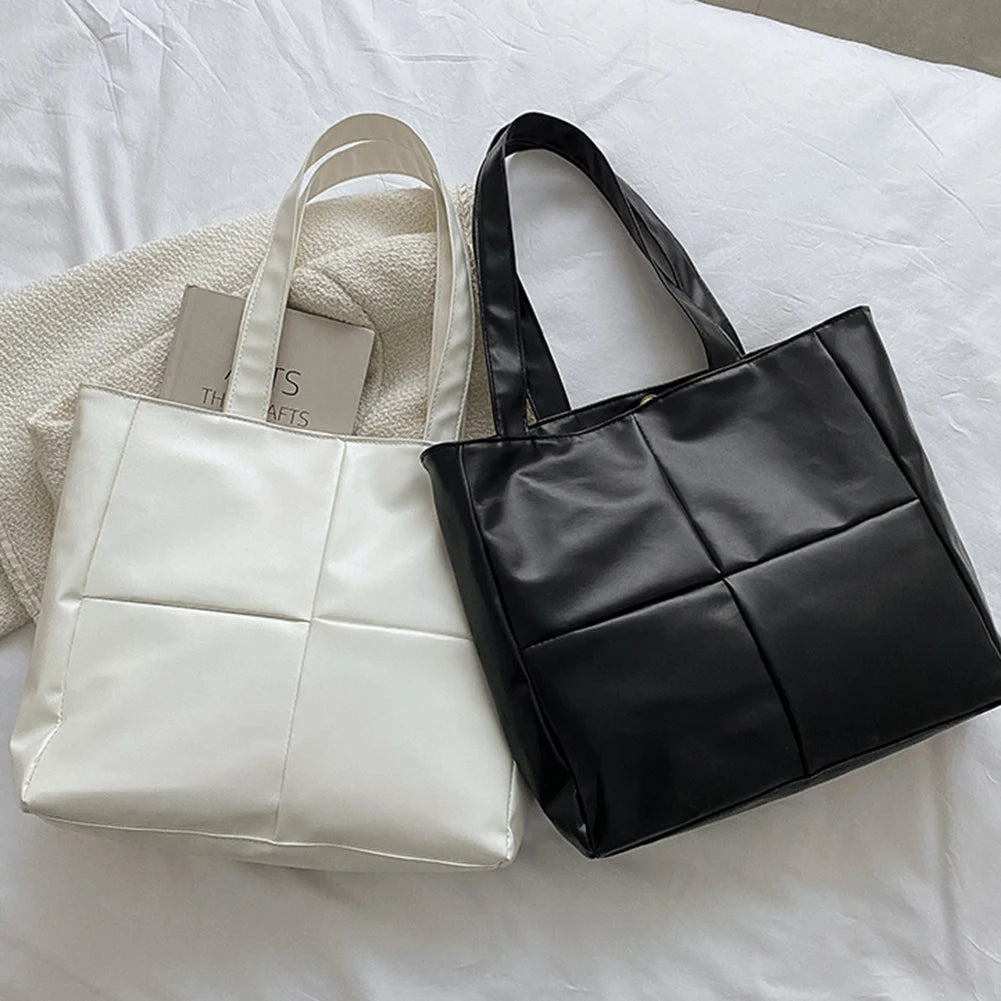Spring Autum Portable Women Cotton Padded Nylon Large Capacity Travel Handbag