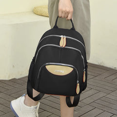 High Nylon Cloth Women's Backpack Large Capacity School Bag