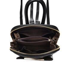 Summer PU Leather Large Capacity Backpack Women Solid Satchels