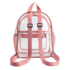 Transparent Waterproof PVC Women Backpack Clear Beach Backpacks