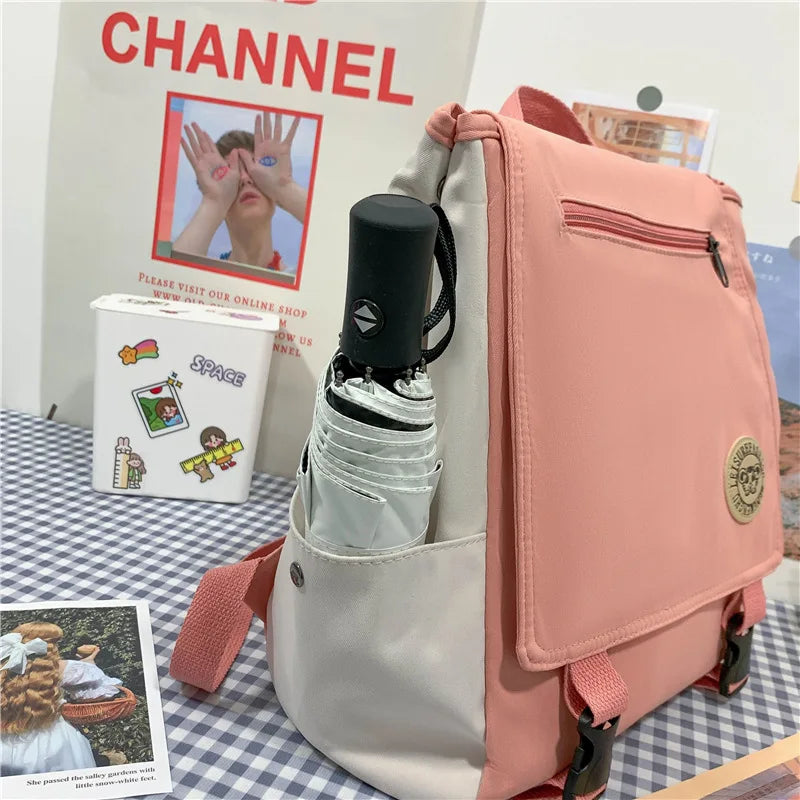 Tegaote School Backpack Female Mochila Women Rucksacks for Girls Teen