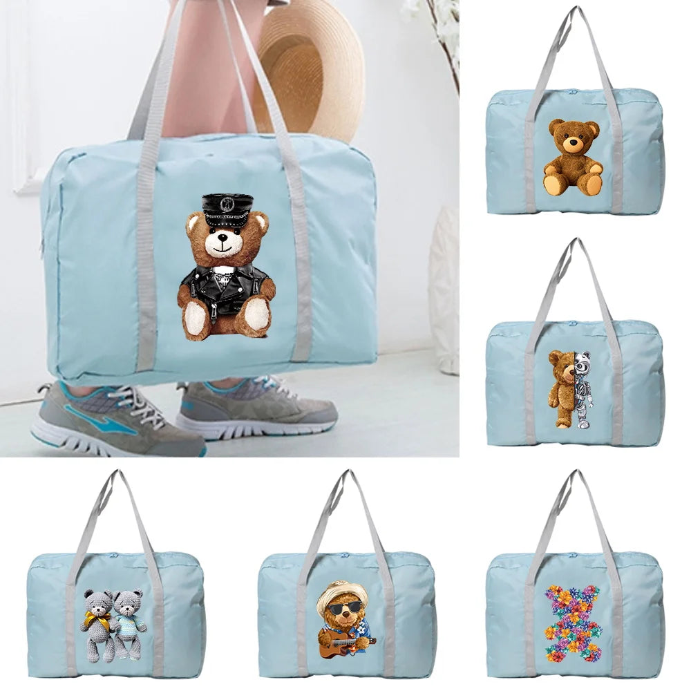 Foldable Duffle Bag Large Capacity Organizers Portable Luggage