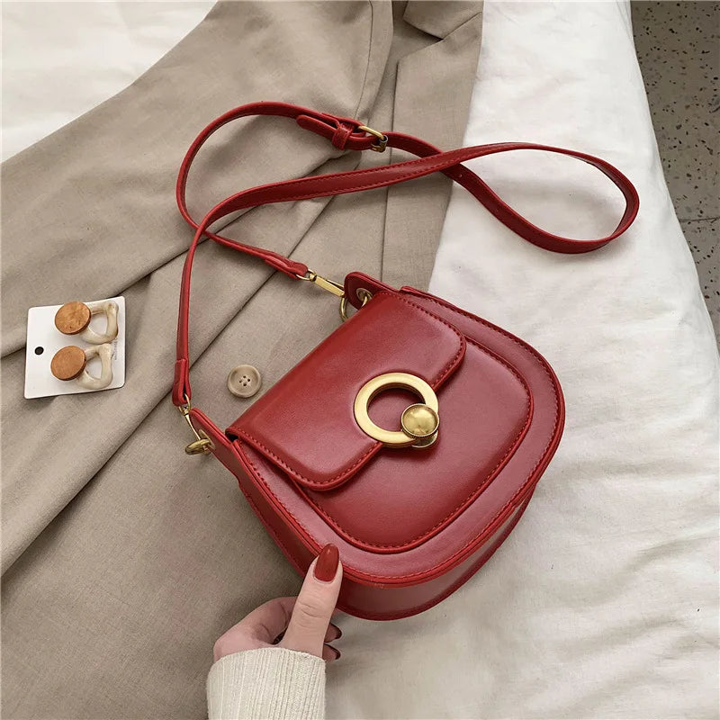 Summer Women Shoulder Bag Solid Mini Crossbody Bags Female PU Leather Handbags