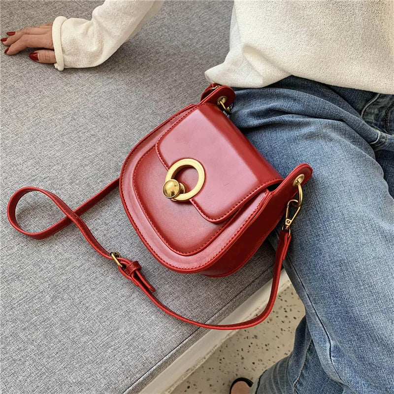 Summer Women Shoulder Bag Solid Mini Crossbody Bags Female PU Leather Handbags