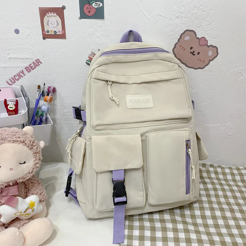 Large-capacity Lightweight School Backpack for Teen Girls