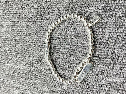 UNOde50 925 Light Nameplate Love Bracelet Holiday Jewelry