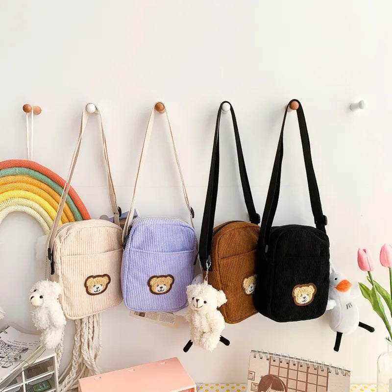 Velvet Bear Child's Shoulder Diagonal Bag