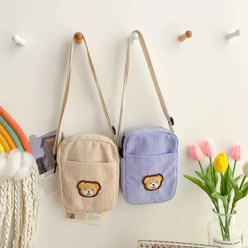 Velvet Bear Children's Shoulder Bag Female