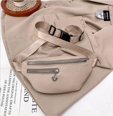 Women Waist Pack PU Chest Bag For Women