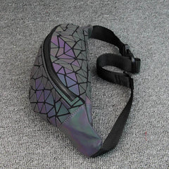 Geometry Luminous Women Waist Fanny Packs Travel Belt Bag