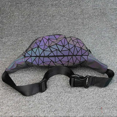 Geometry Luminous Women Waist Fanny Packs Travel Belt Bag